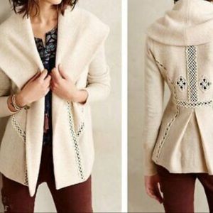 Anthropologie Angel of the North wool jacket